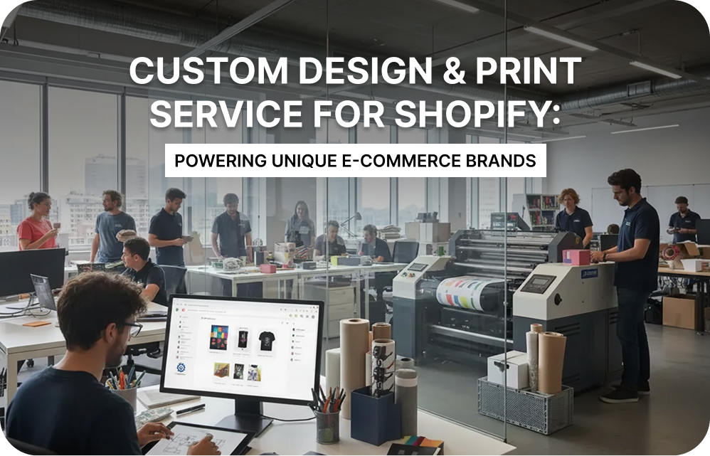Custom Design & Print Service for Shopify: Powering Unique E-Commerce Brands