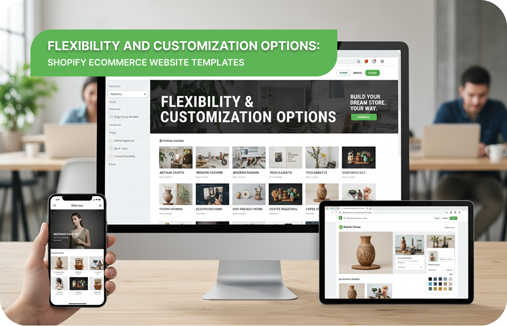 Flexibility and Customization Options: Shopify Ecommerce Website Templates