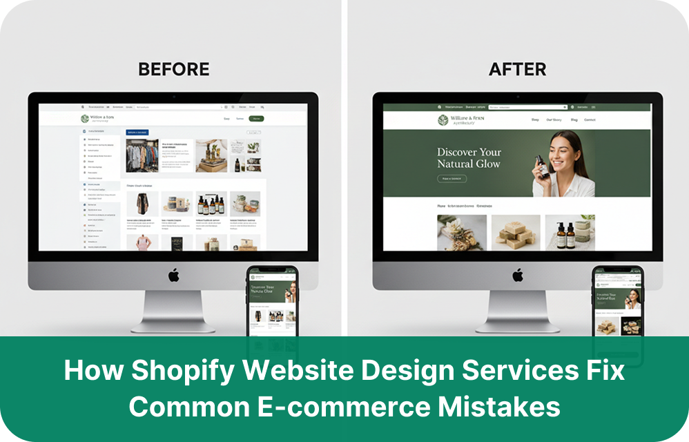 How Shopify Website Design Services Fix Common E-commerce Mistakes