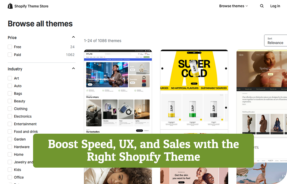 How Shopify Website Themes Impact Your Store’s Performance