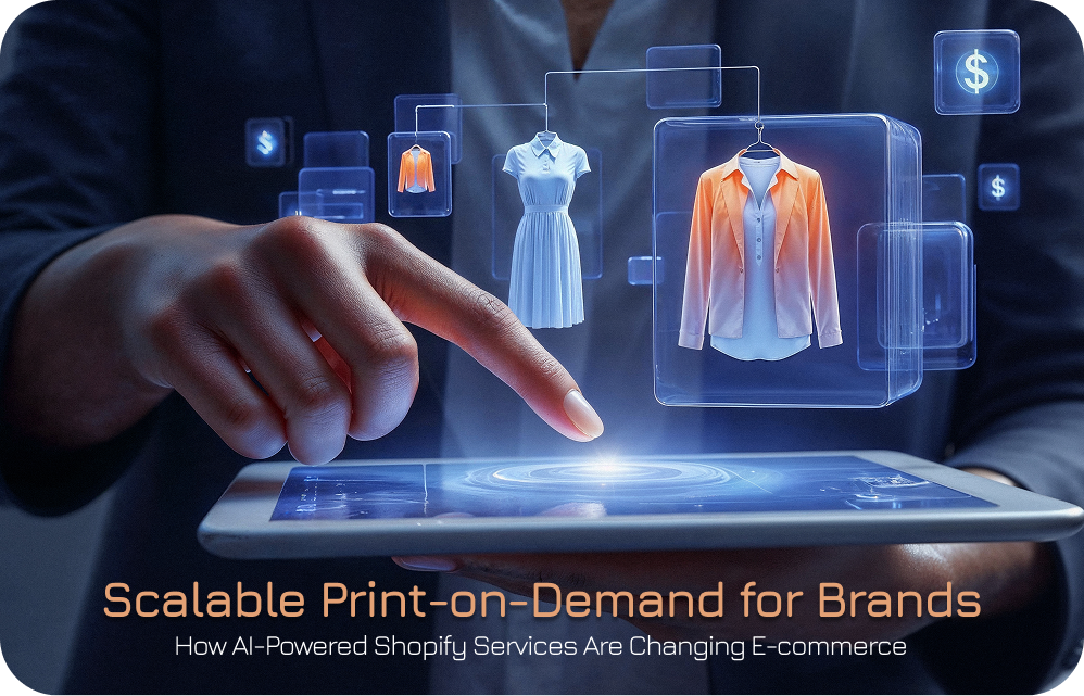 Scalable Print-on-Demand for Brands: How AI-Powered Shopify Services Are Changing E-commerce