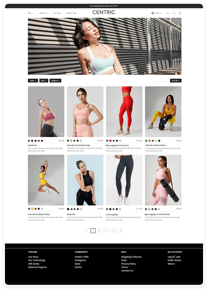 Homepage audit example